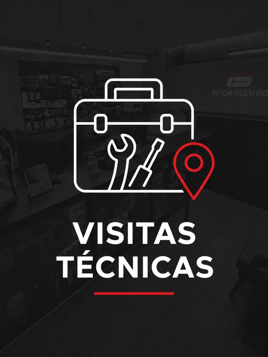 Técnico da Infor Solutions em visita técnica ao cliente